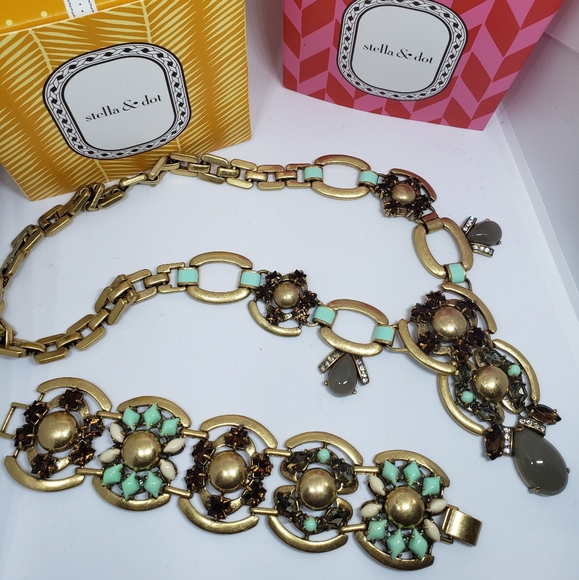 Stella & Dot Livvy Necklace and Becca Bracelet - Picture 2 of 2